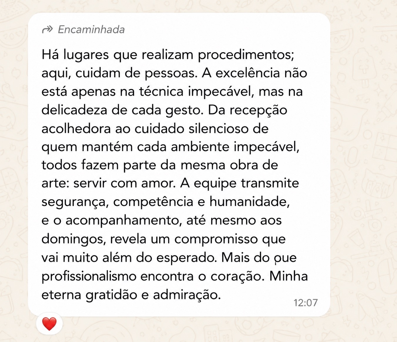 Depoimento de paciente 2